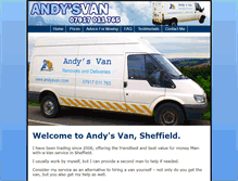 Tablet Screenshot of andysvan.com